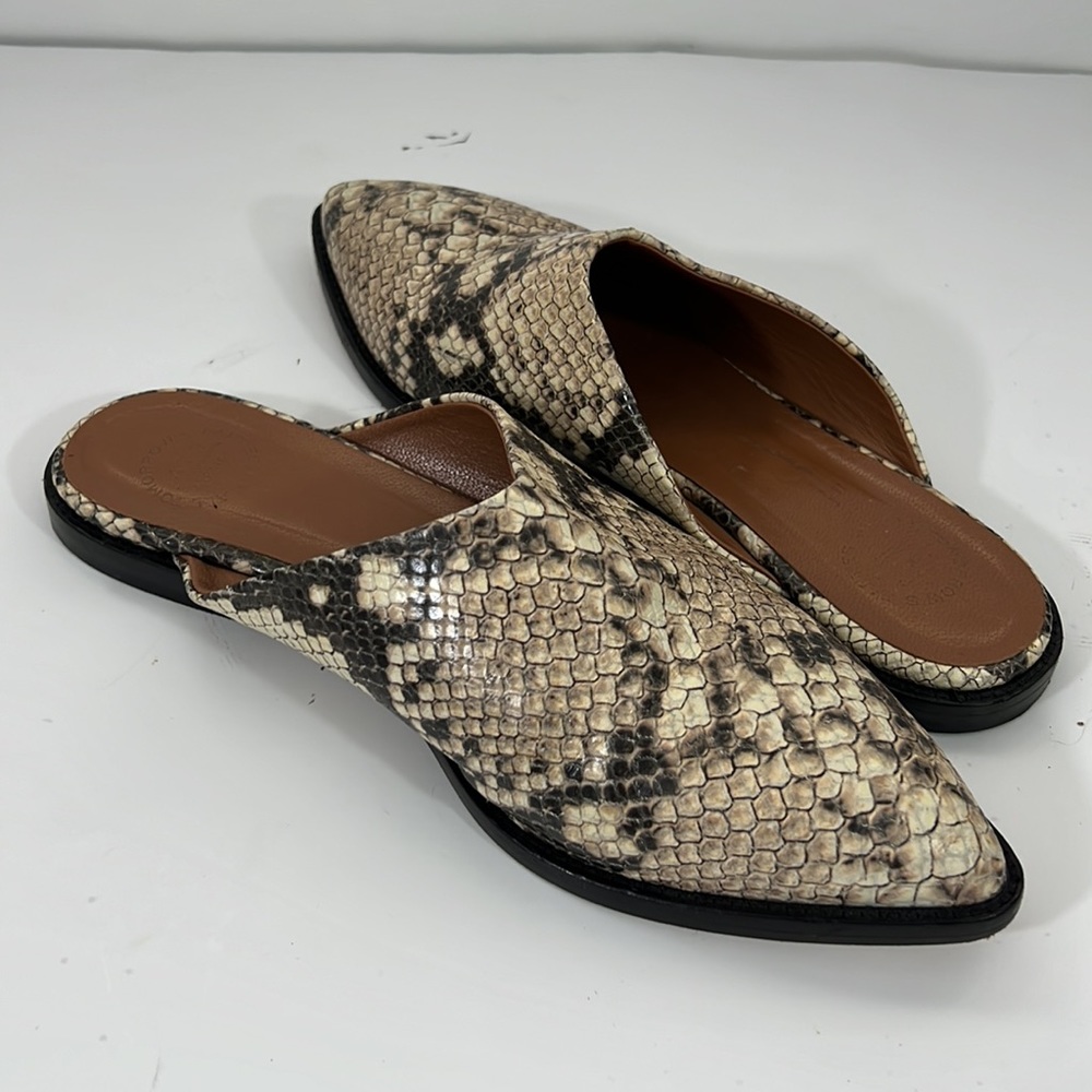 ATP atelier Snakeskin leather made in Italy mules - Picture 6 of 10